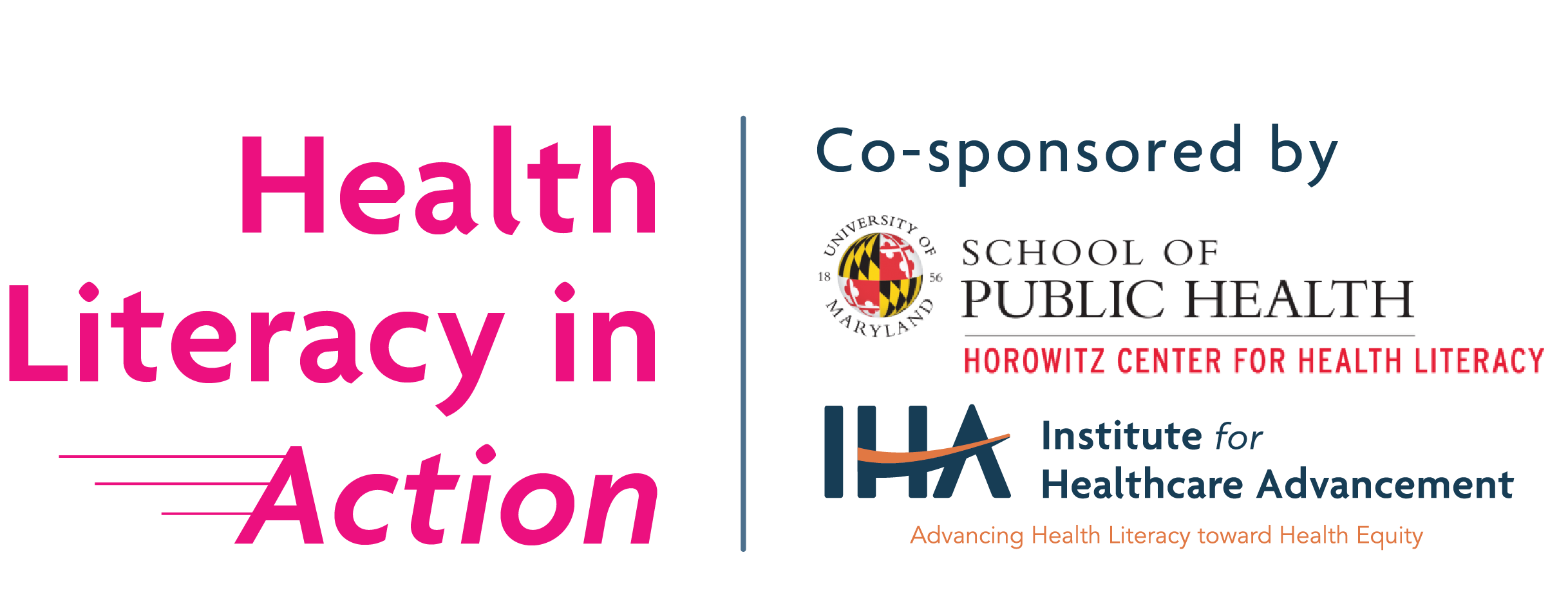 Health literacy in action conference logo